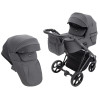 Коляска 2 в 1 Bair Zoom Soft, черный (BZ-747)
