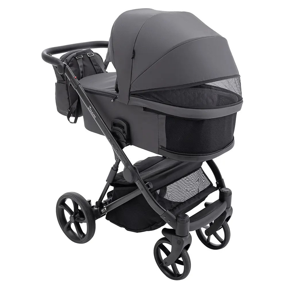 Коляска 2 в 1 Bair Zoom Soft, черный (BZ-747) Коляска 2 в 1 Bair Zoom Soft, черный (BZ-747)