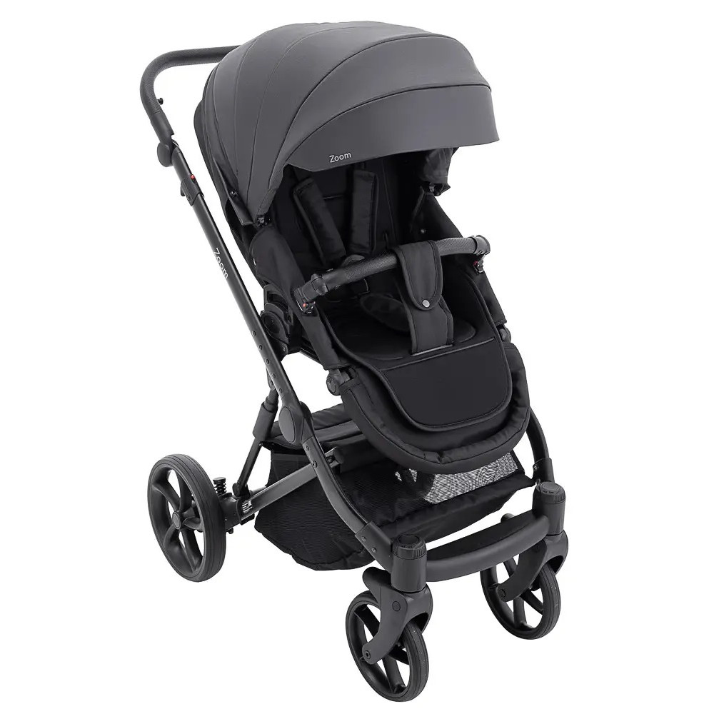 Коляска 2 в 1 Bair Zoom Soft, черный (BZ-747) Коляска 2 в 1 Bair Zoom Soft, черный (BZ-747)