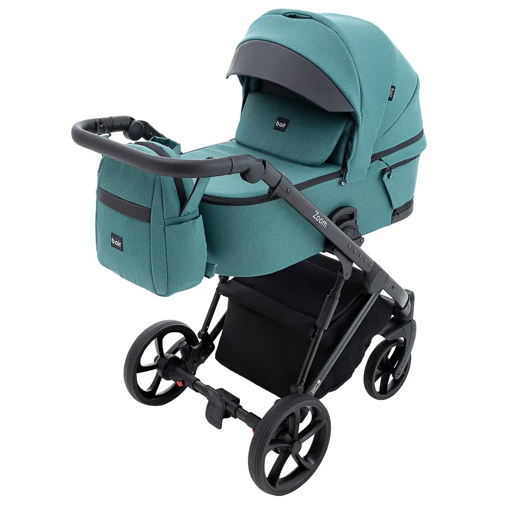 Коляска 2 в 1 Bair Zoom Soft, зеленый (BZ-04)