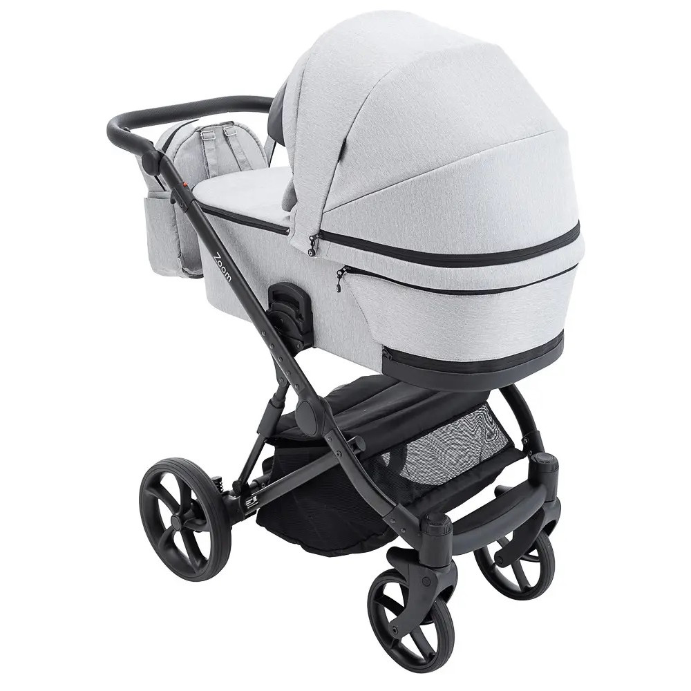 Коляска 2 в 1 Bair Zoom Soft, светло-серый (BZ-03)