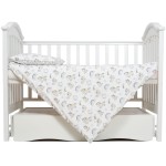 Сменная постель Twins Comfort line Единорог, 3 эл. серый/желтый (3054-C-064)