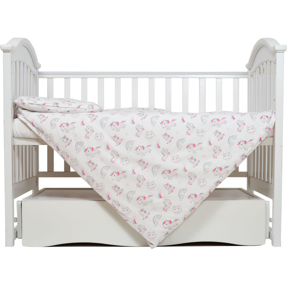 Сменная постель Twins Comfort line Единорог, 3 эл. розовый (3054-C-066)