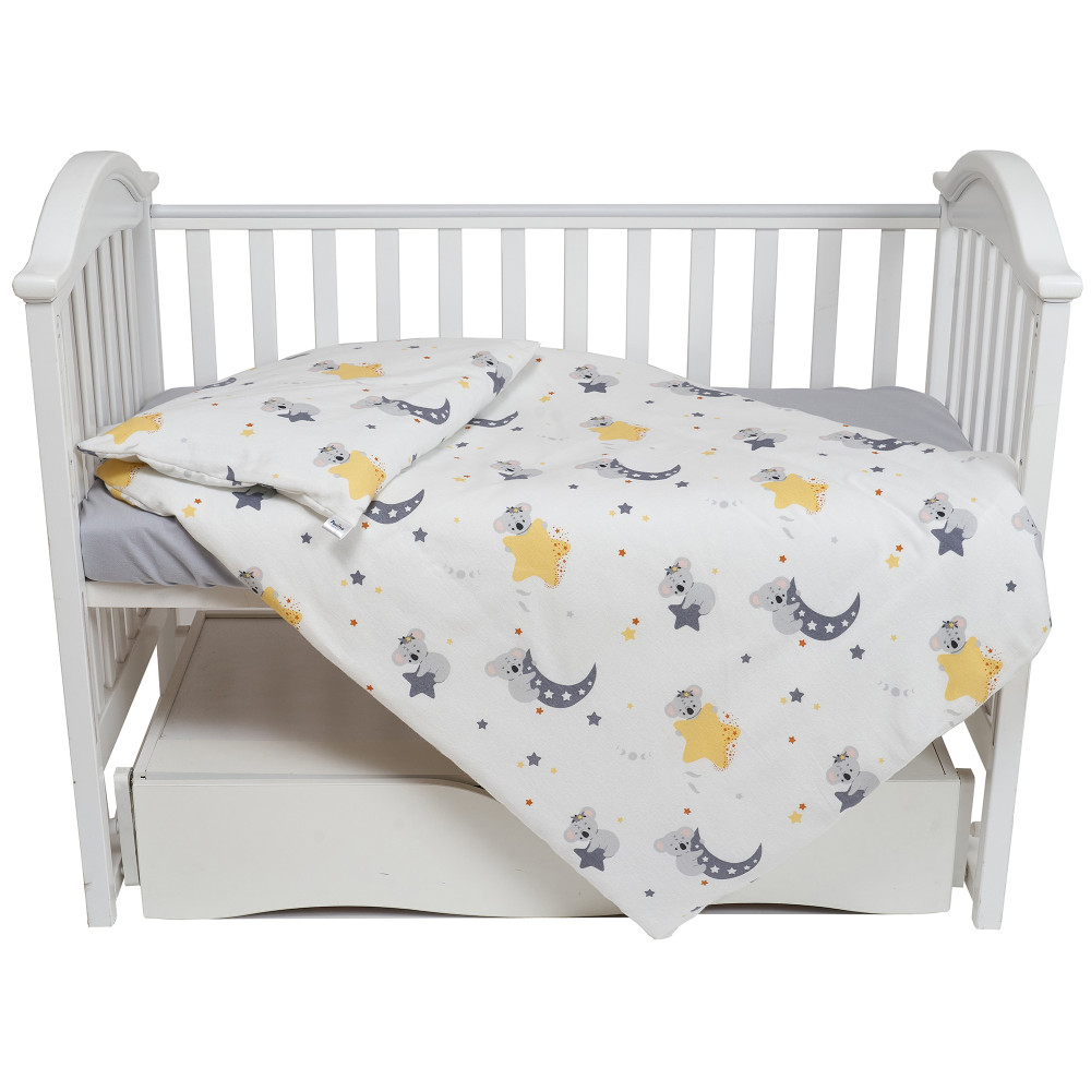 Сменная постель Twins Comfort Soft (фланель) Koala, 3 эл. серый (3010-TS-10K)