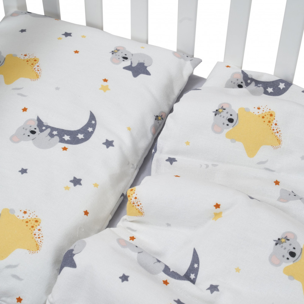 Сменная постель Twins Comfort Soft (фланель) Koala, 3 эл. серый (3010-TS-10K)