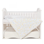 Постільний комплект Twins Eco Line Bunnies mint 3 ел. білий/мятний (3090-E-022) Постільний комплект Twins Eco Line Bunnies mint 3 ел. білий/мятний (3090-E-022)