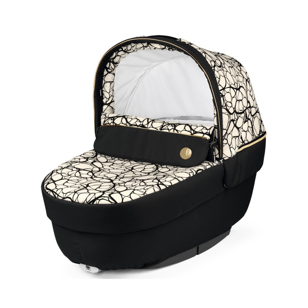 Peg Perego Culla Elite - люлька для дитячої коляски Peg Perego Book, люлька для використання в автомобілі • Grafic Gold (графічне золото)