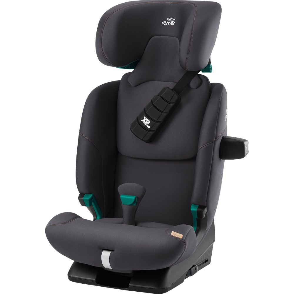 Britax Romer Advansafix Pro - автокресло для детей (от 15 месяцев до 12 лет / 76 - 150 см), крепление ISOFIX • Midnight Grey