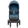 Carrello Bravo Air CRL-5512 - прогулянкова коляска для бездоріжжя, всесезонний візок з надувними колесами • Ice Blue