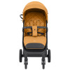 Carrello Bravo Air CRL-5512 - всесезонная прогулочная коляска для бездорожья с надувными колесами • Amber Orange