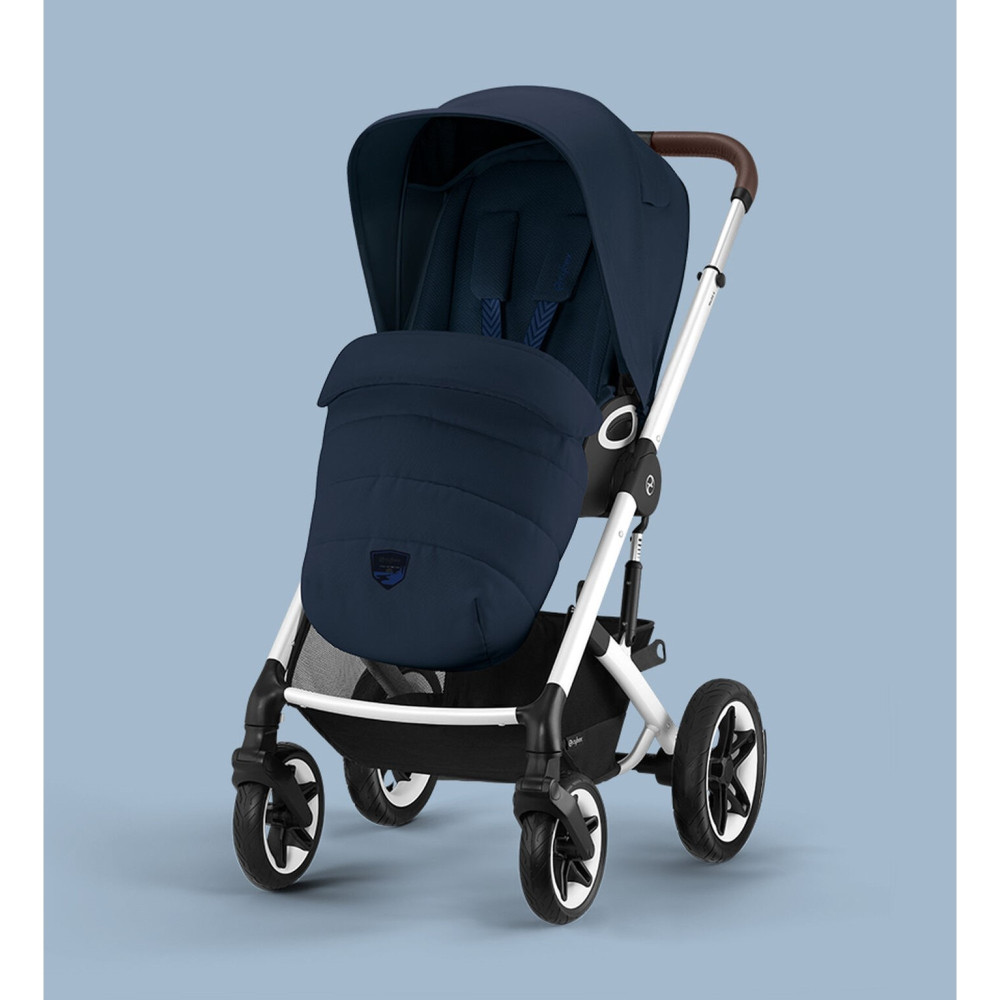 Прогулянкова коляска Cybex Talos S Lux 2023 Ocean Blue (Silver Frame)