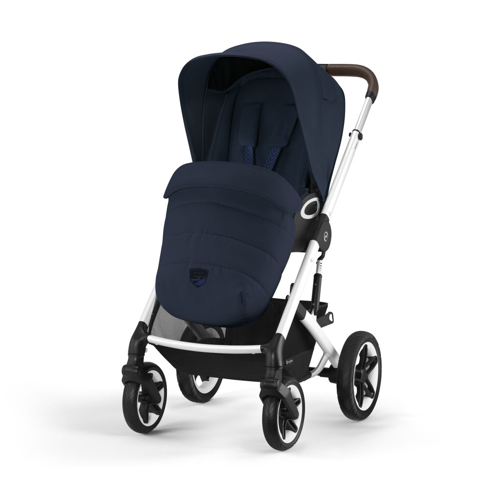 Прогулянкова коляска Cybex Talos S Lux 2023 Ocean Blue (Silver Frame)