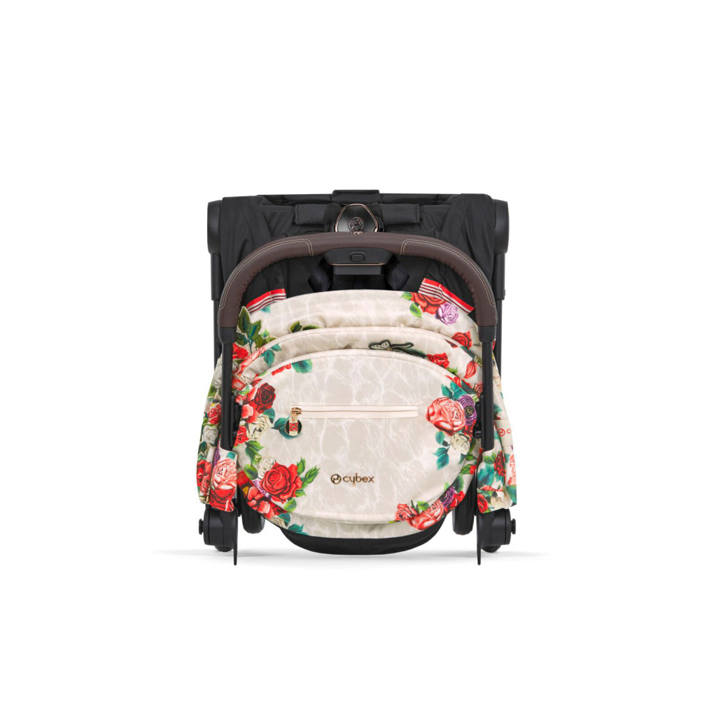 Cybex Coya - легкая прогулочная коляска для путешествий, ультракомпактная коляска премиум (ручная кладь), из коллекции Spring Blossom • Light