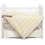 Сменная постель Twins Happy Clouds yellow, 3 эл. серый/жёлтый (3033-TH-30205) Сменная постель Twins Happy Clouds yellow, 3 эл. серый/жёлтый (3033-TH-30205)