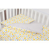 Змінна постіль Twins Happy Clouds yellow, 3 ел. сірий/жовтий (3033-TH-30205)