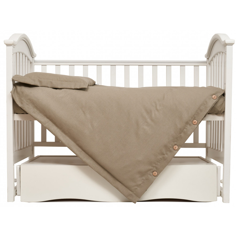 Сменная постель Twins Linen 3 эл. бежевый (3030-TL-02)