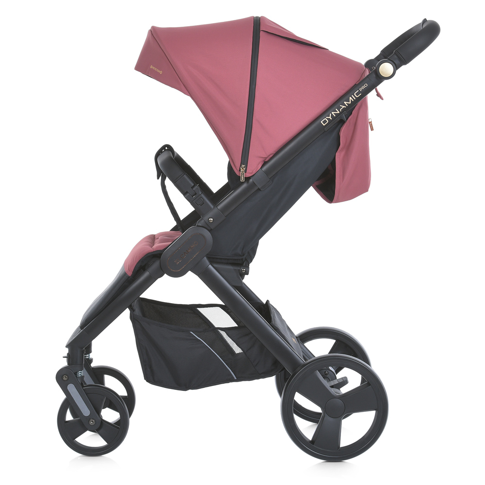 El Camino Dynamic Pro 2024 ME 1053-3 - прогулочная коляска для бездорожья, всесезонная, большие колеса • Dusty Rose