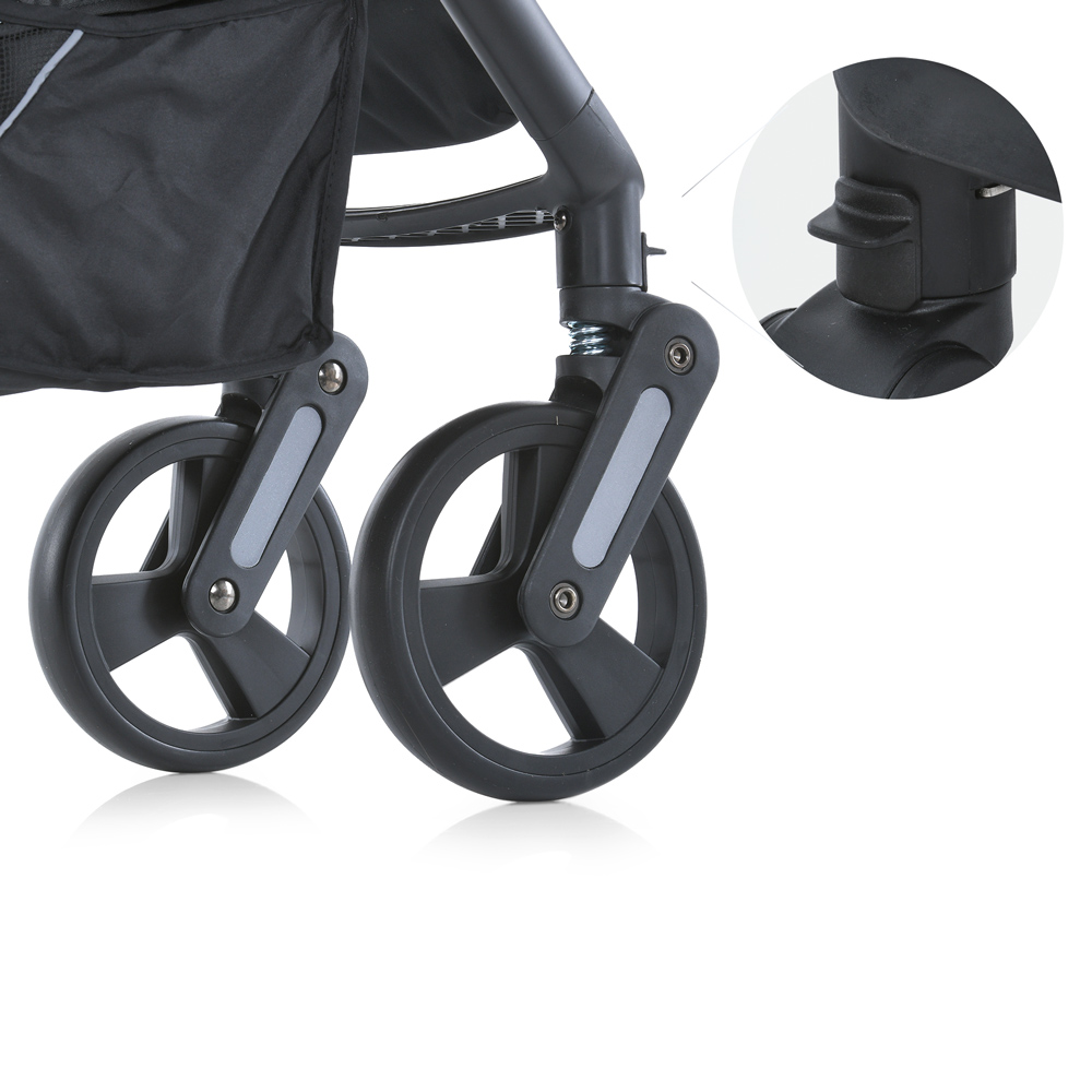 El Camino Dynamic Pro 2024 ME 1053-3 - прогулочная коляска для бездорожья, всесезонная, большие колеса • Redwood