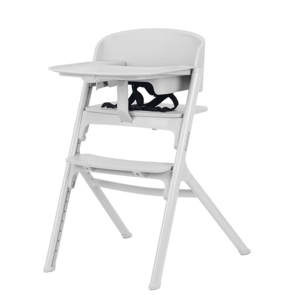Carrello Sidney CRL-8405 - стульчик для кормления от 6 месяцев, детский стульчик до 110 кг • Pearl White