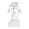 Комбинезон MagBaby Pooh, графитовый, р.68 (103389)