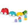 Игровой набор с конструктором Clementoni Sensory Train, серия Soft Clemmy (17424)