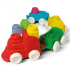 Игровой набор с конструктором Clementoni Sensory Train, серия Soft Clemmy (17424)