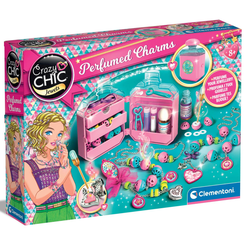 Набор для творчества Clementoni Perfumed Charms, серия Crazy Chic (18600)