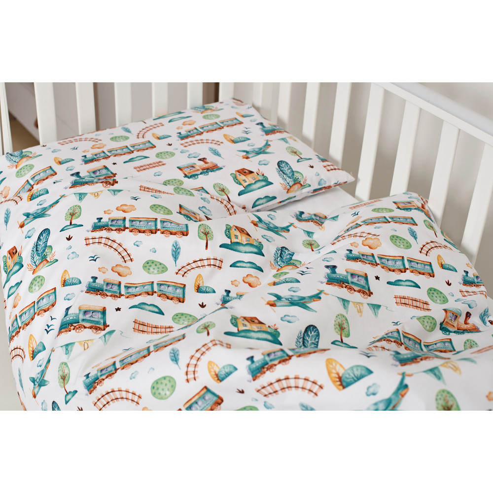 Сменная постель Twins Modern New Its A Boy, 3 эл. белый/голубой (3040-PMN-04)