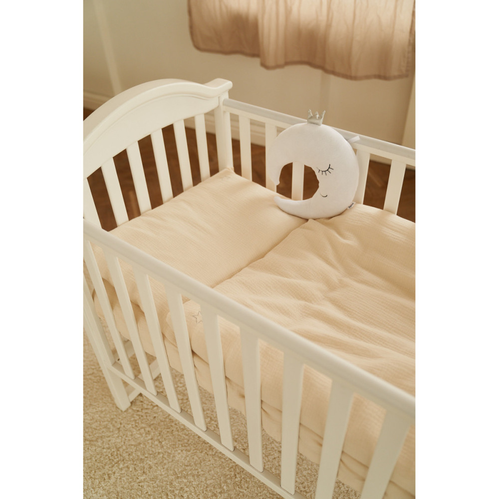 Сменная постель Twins Muslin, 3 эл. бежевый (3031-TM-02)