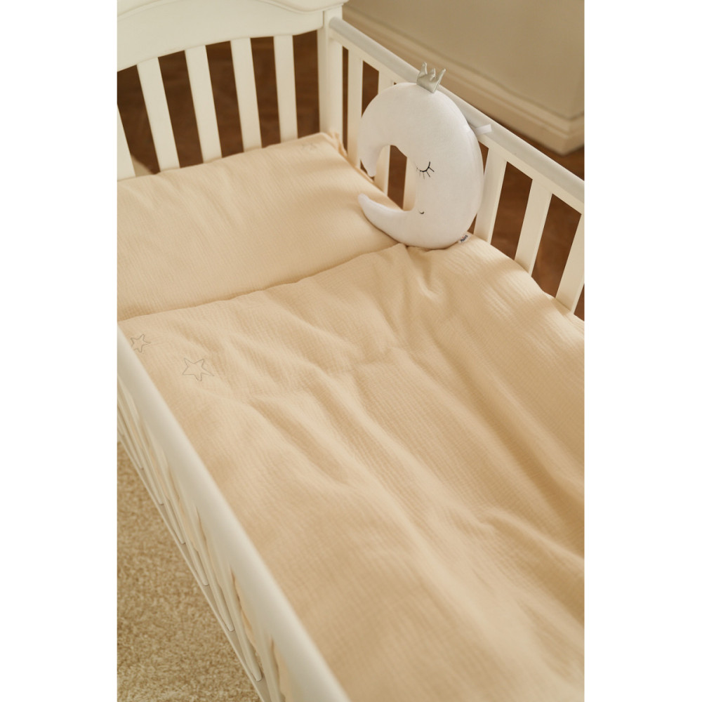 Сменная постель Twins Muslin, 3 эл. бежевый (3031-TM-02)