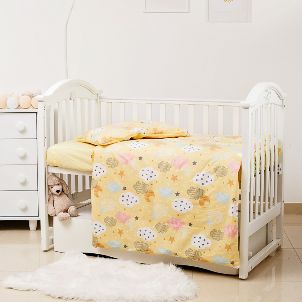Сменная постель Twins Premium Glamour Limited, 3 эл. желтый (3064-PGNEWC-05)