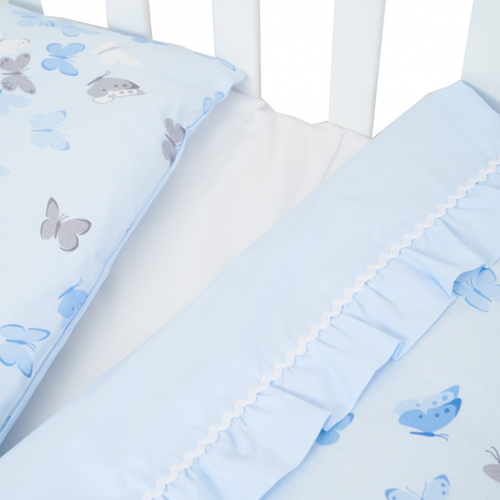 Змінна постіль Twins Romantic Spring collection, 3 ел. блакитний (3024-RS-04)