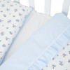Змінна постіль Twins Romantic Spring collection, 3 ел. Flower Power блакитний (3024-RS-401)