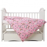 Змінна постіль Twins Unicorn, 3 ел. рожевий (3021-TU-08)