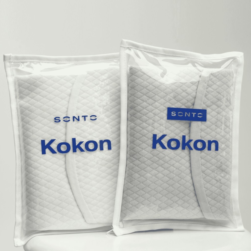 Вологостійке простирадло до матраца Sonto Kokon, 1 шт, сірий