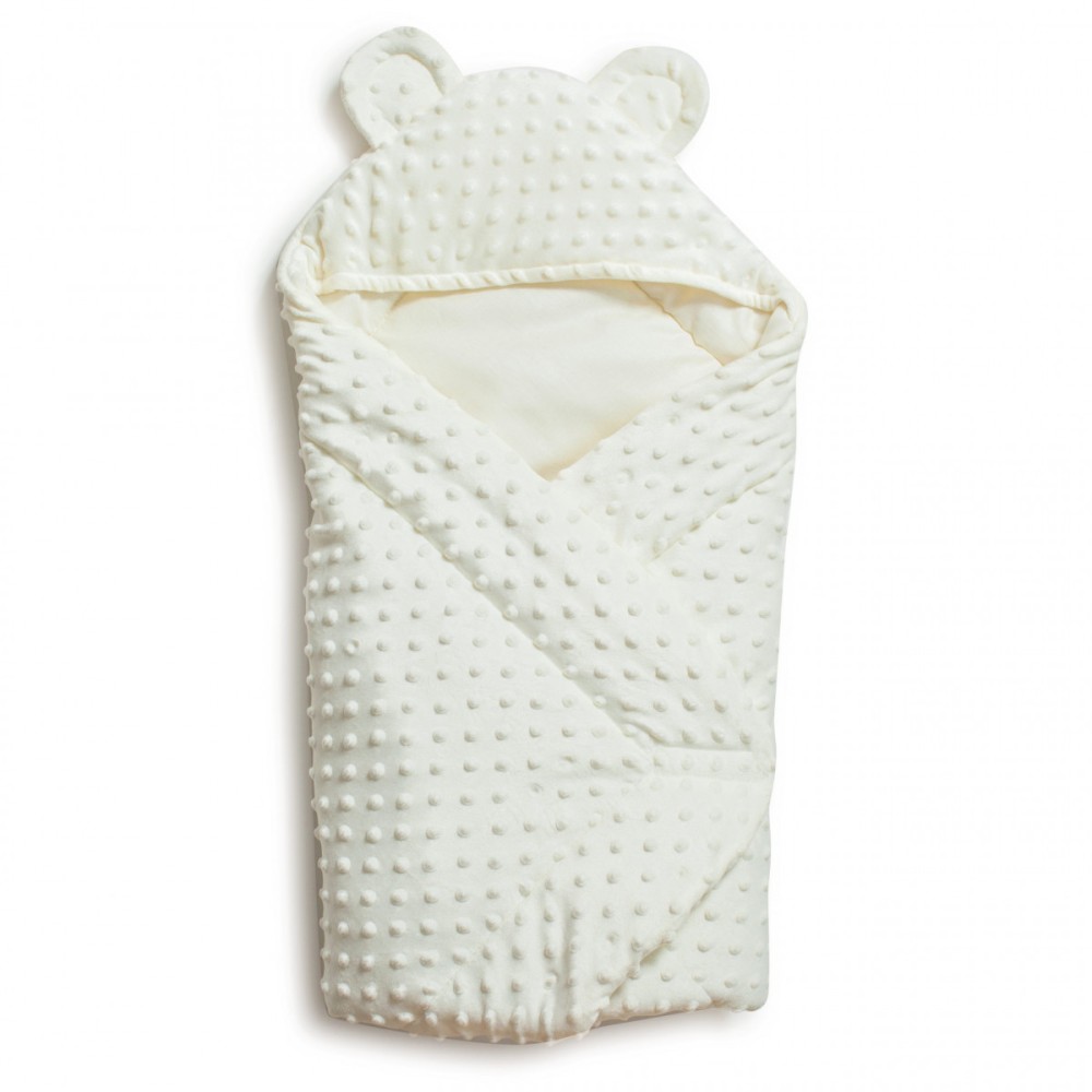 Конверт - плед Twins Minky Вушки, бежевий (9013-TV-02)