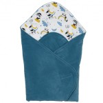 Конверт-плед Twins Velvet Print, бірюза (9016-TVP-03)