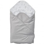 Конверт-плед Twins Velvet Print, сірий (9016-TVP-10)