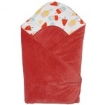 Конверт-плед Twins Velvet Print, кораловий (9016-TVP-15)