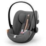 Cybex Cloud G i-Size - автокресло для новорожденного i-Size (автолюлька), легкое, раскладывается в лежачее положение, дышащая ткань Air Mesh (40 - 87 см) • Lava Grey (Plus)