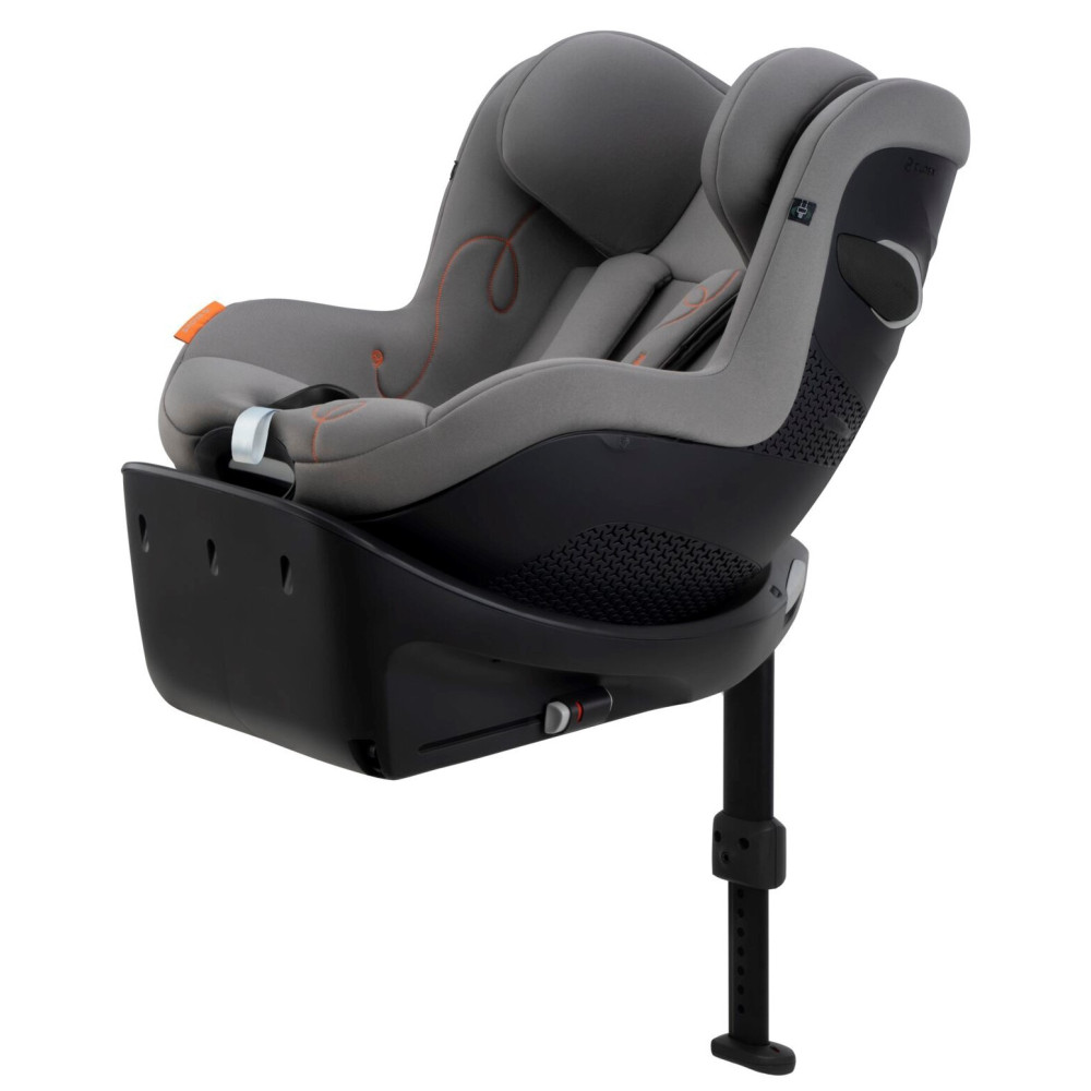 Cybex Sirona Gi i-Size - поворотне дитяче автокрісло, кріплення ISOFIX (від 3 місяців до 4 років / 61 - 105 см) • Lava Grey Comfort