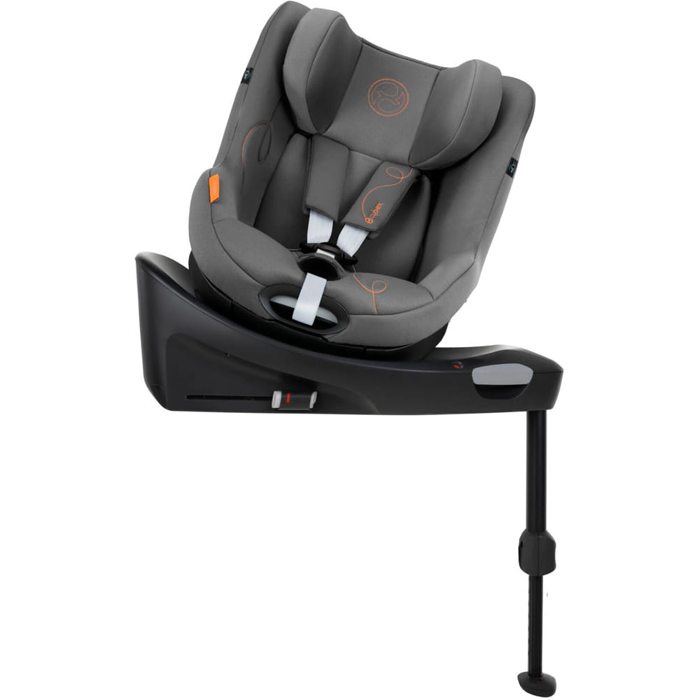 Cybex Sirona Gi i-Size - поворотне дитяче автокрісло, кріплення ISOFIX (від 3 місяців до 4 років / 61 - 105 см) • Lava Grey Comfort