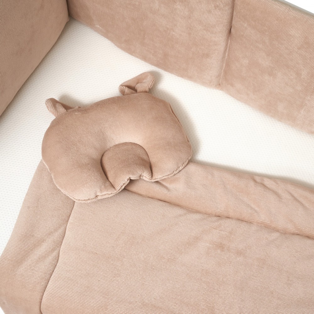 Набор Twins Ego (плед 90х90, подушка орт, резинка), бежевый (1497-НТЕ-02)