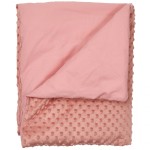 Плед Twins Minky со съемным наполнением 100х80, пудра