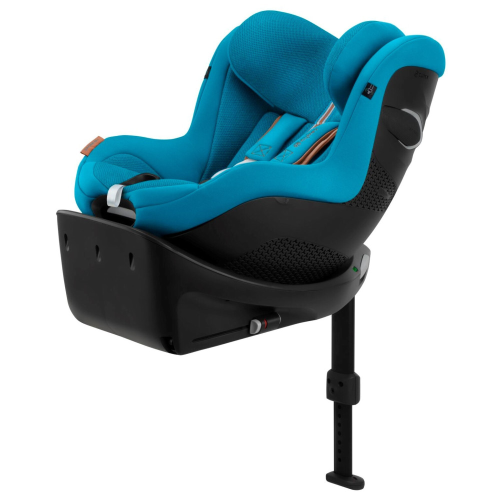 Cybex Sirona Gi i-Size - поворотне дитяче автокрісло, кріплення ISOFIX, дихаюча тканина Air Mesh (від 3 місяців до 4 років / 61 - 105 см) • Beach Blue Plus