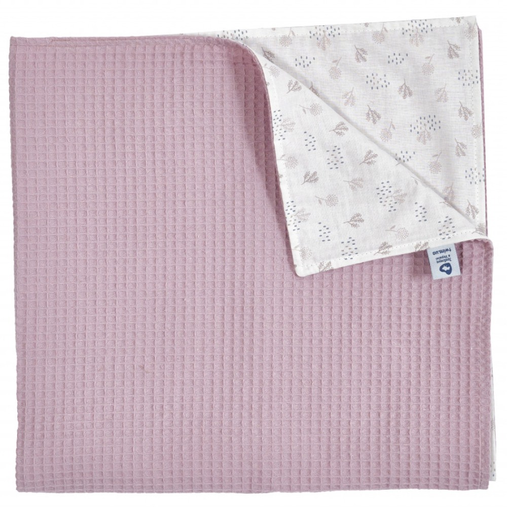 Плед Twins Waffle Summer 80x80, пудра (1463-TWSum-24)