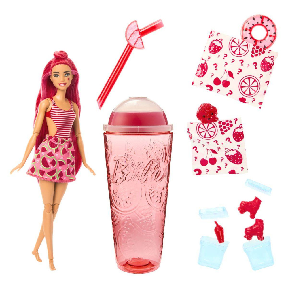 Ігровий набір Barbie Pop Reveal, серія Соковиті фрукти, Кавуновий смузі (HNW43)