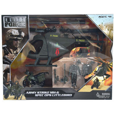 Игровой набор Elite Force - Многофункциональный вертолет MH-6 (101860)