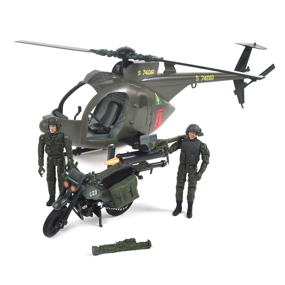 Игровой набор Elite Force - Многофункциональный вертолет MH-6 (101860) Игровой набор Elite Force - Многофункциональный вертолет MH-6 (101860)