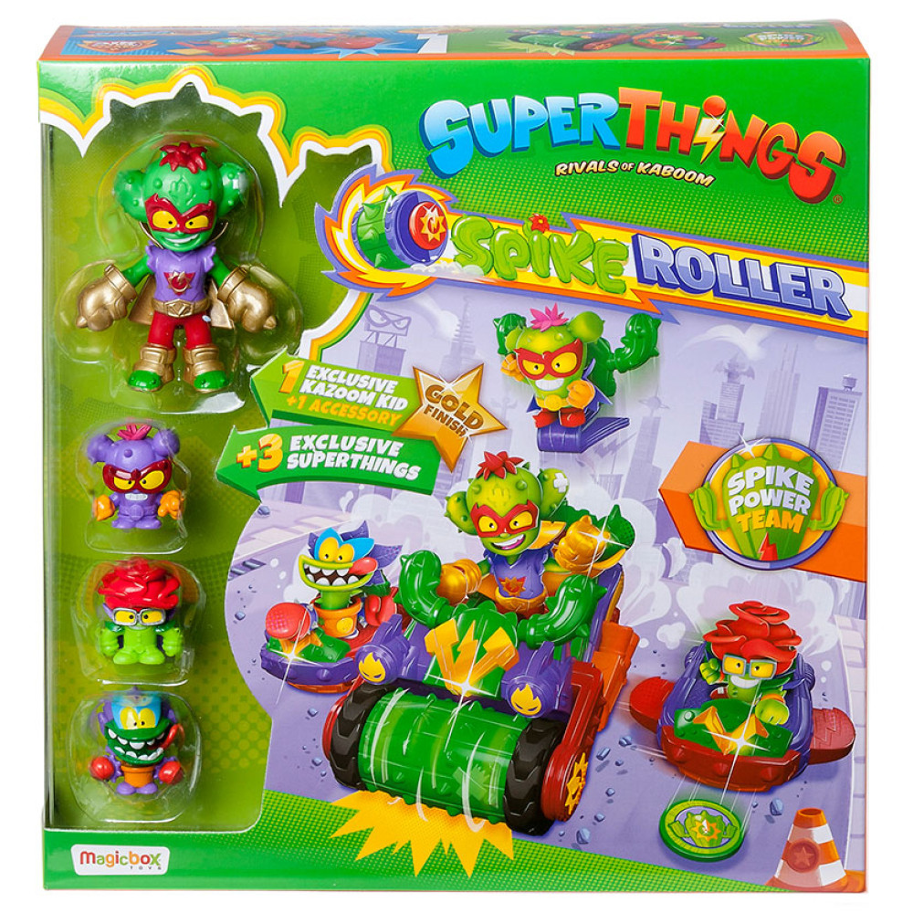 Игровой набор Superthings Kazoom Kids S1 - Спайк-роллер Кактус (PSTSP514IN00)